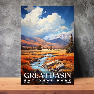 Great Basin National Park Poster, Travel Art, Office Poster, Home Decor | S6 - image3